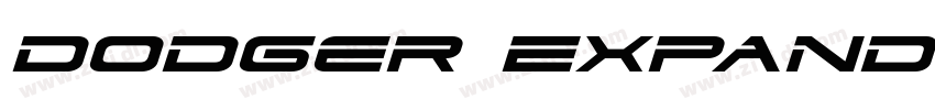 Dodger Expanded Ital字体转换